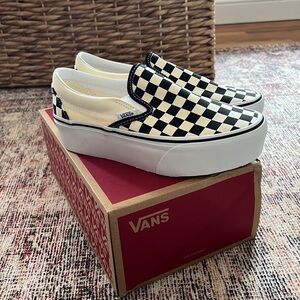 Vans Checkerboard Slip-On Sneakers
